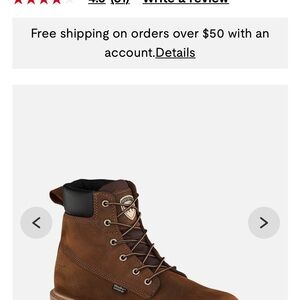 Irish Setter Hopkins Waterproof Leather Safety Toe Boots